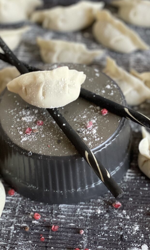 Свинина и креветка.