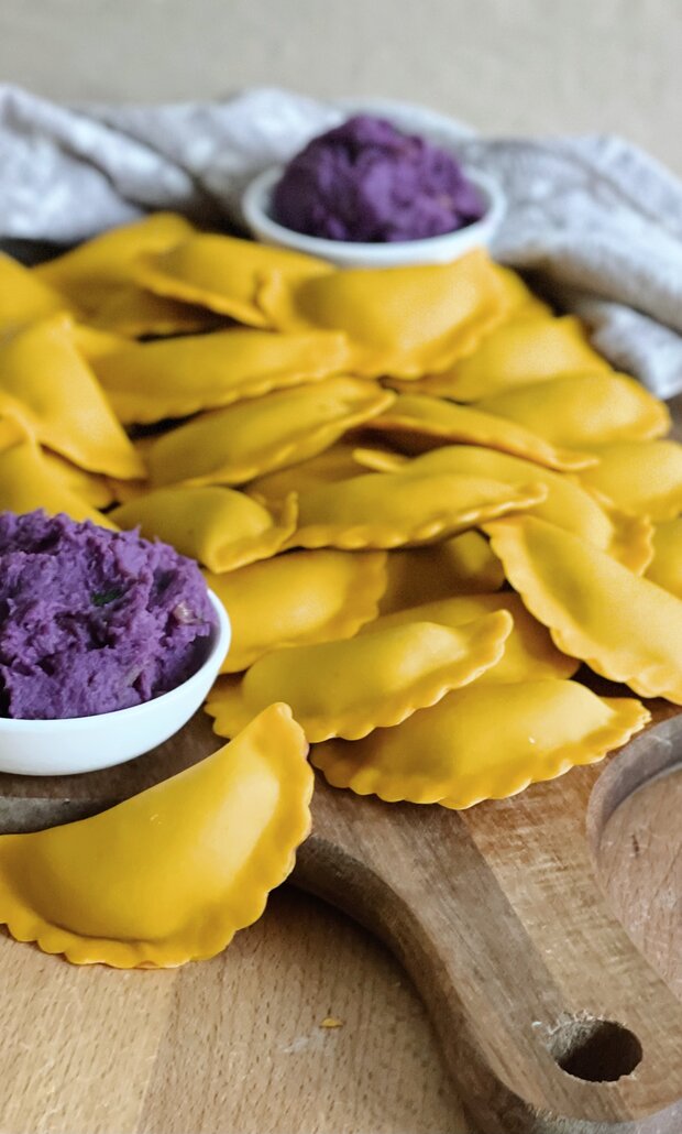 Батат с карамелизированным луком