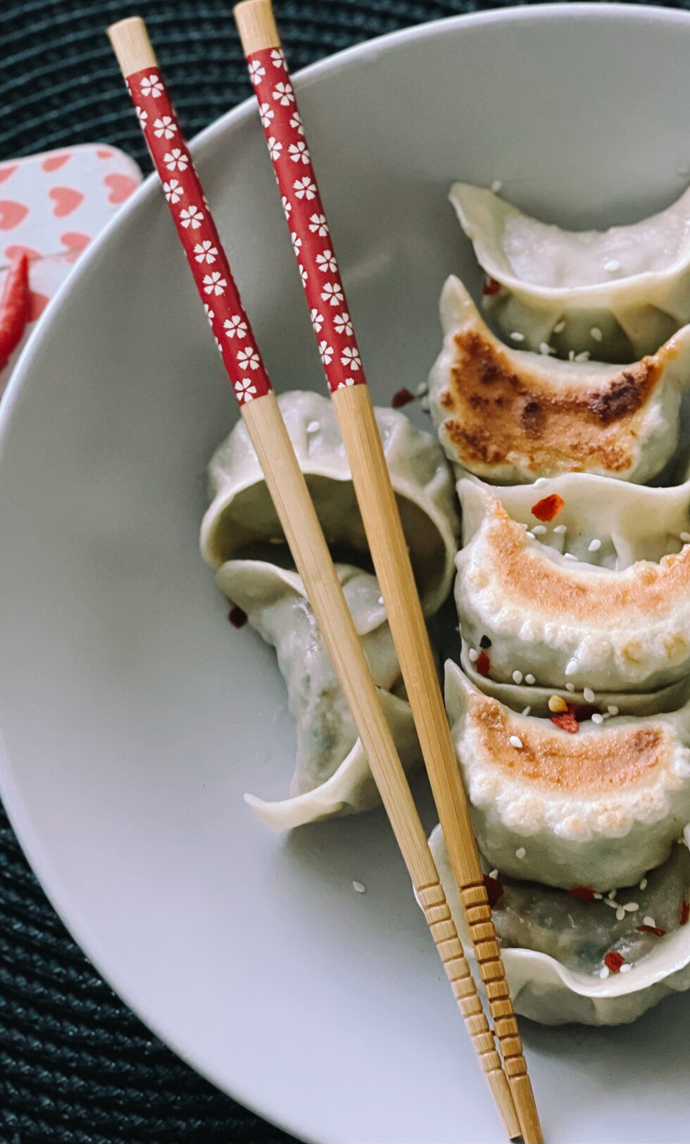 Bright Pork Gyozas