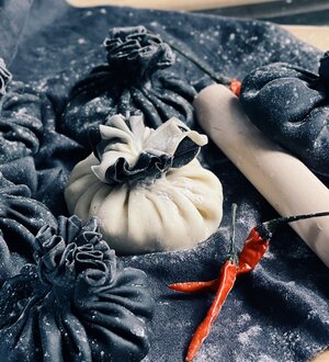Shrimp khinkali